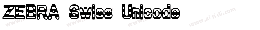 ZEBRA Swiss Unicode字体转换